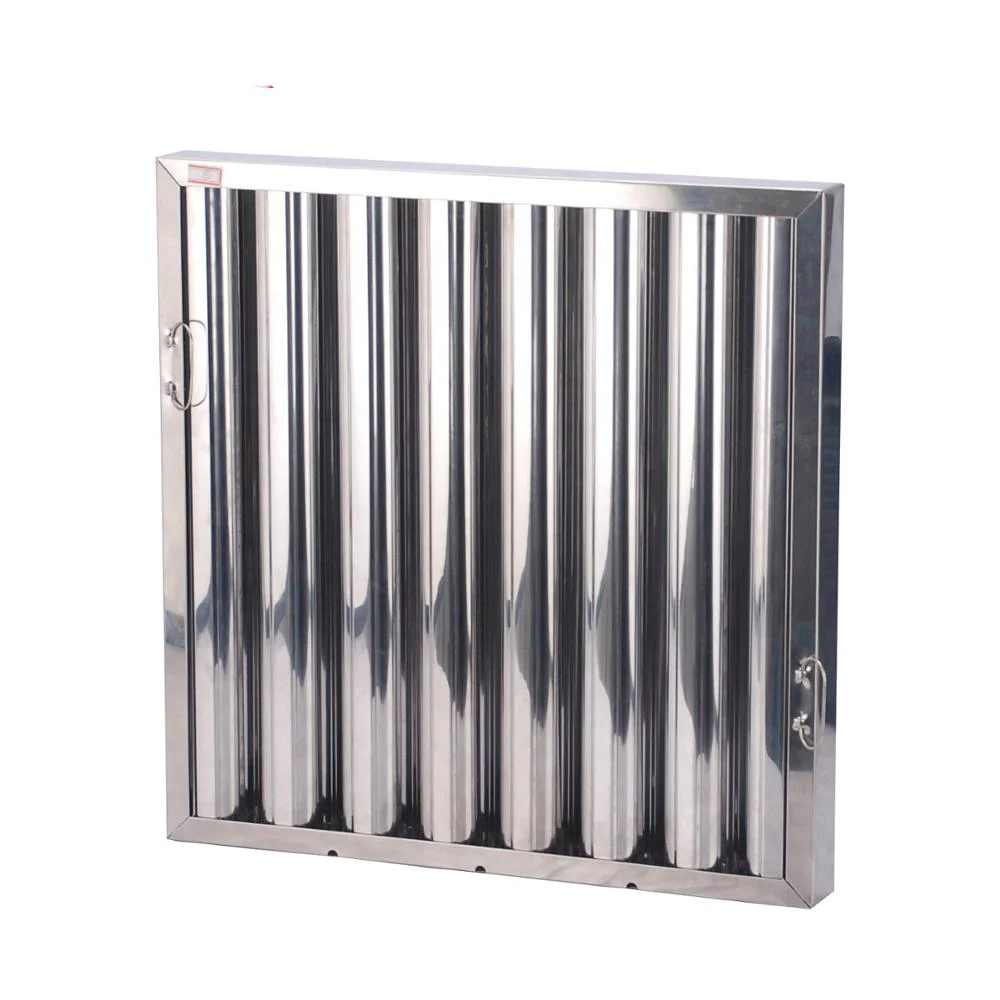 
Commercial stainless steel Baffle Kitchen Grease Filter 