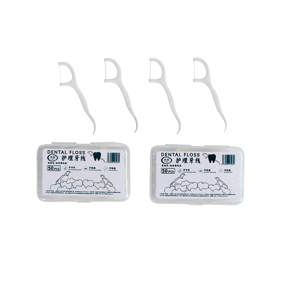 Wholesale Price Oem Dental Floss High Toughness Professional Floss Dental With Portable Case And Dental Picks