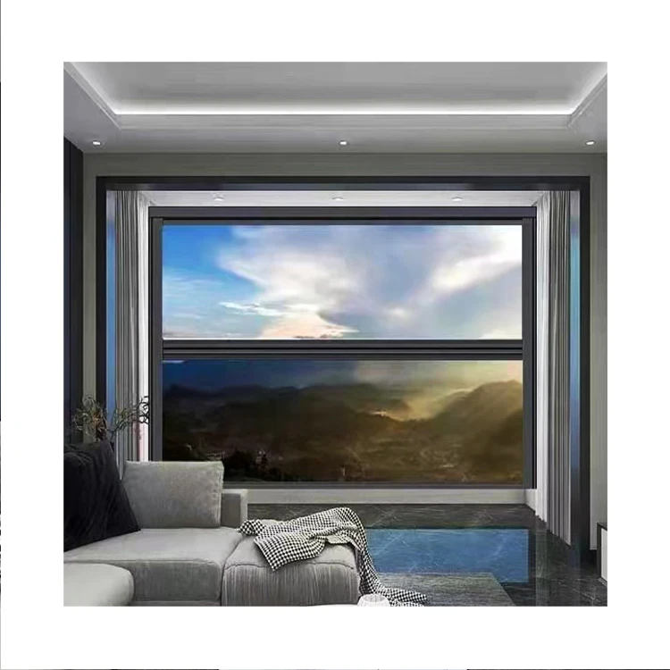 House Customized Luxury Aluminum Window Moderno Ventanas De Vidrio Smart Electric Glass Windows