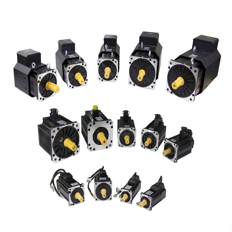 ac brushless Servo drive motor 400W to 220kW volt 220V 380V 480V industry automation robot and hydraulic applications