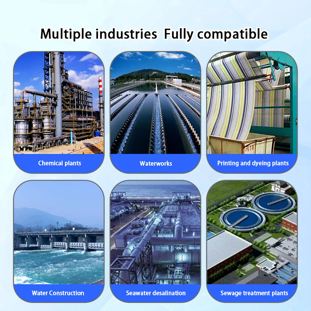 Supporting OEM DN100-2000 plug-in electromagnetic flowmeter, suitable for industrial wastewater, seawater, and sewage treatment