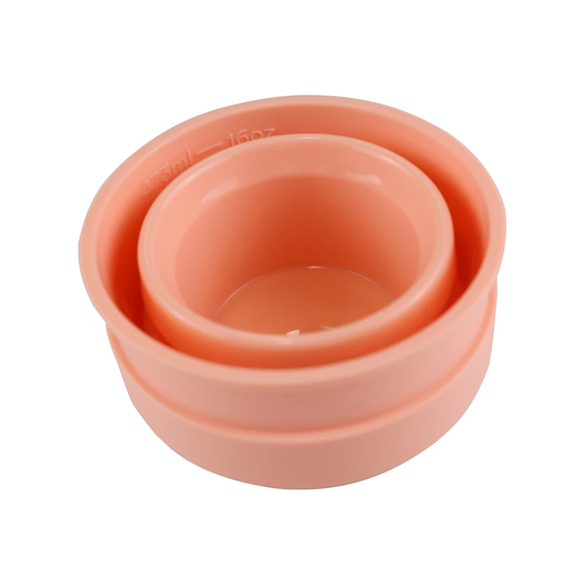 Outdoor camping silicone folding water cup creative gift sports  travel will carry cover telescopic cup mouthwash cup