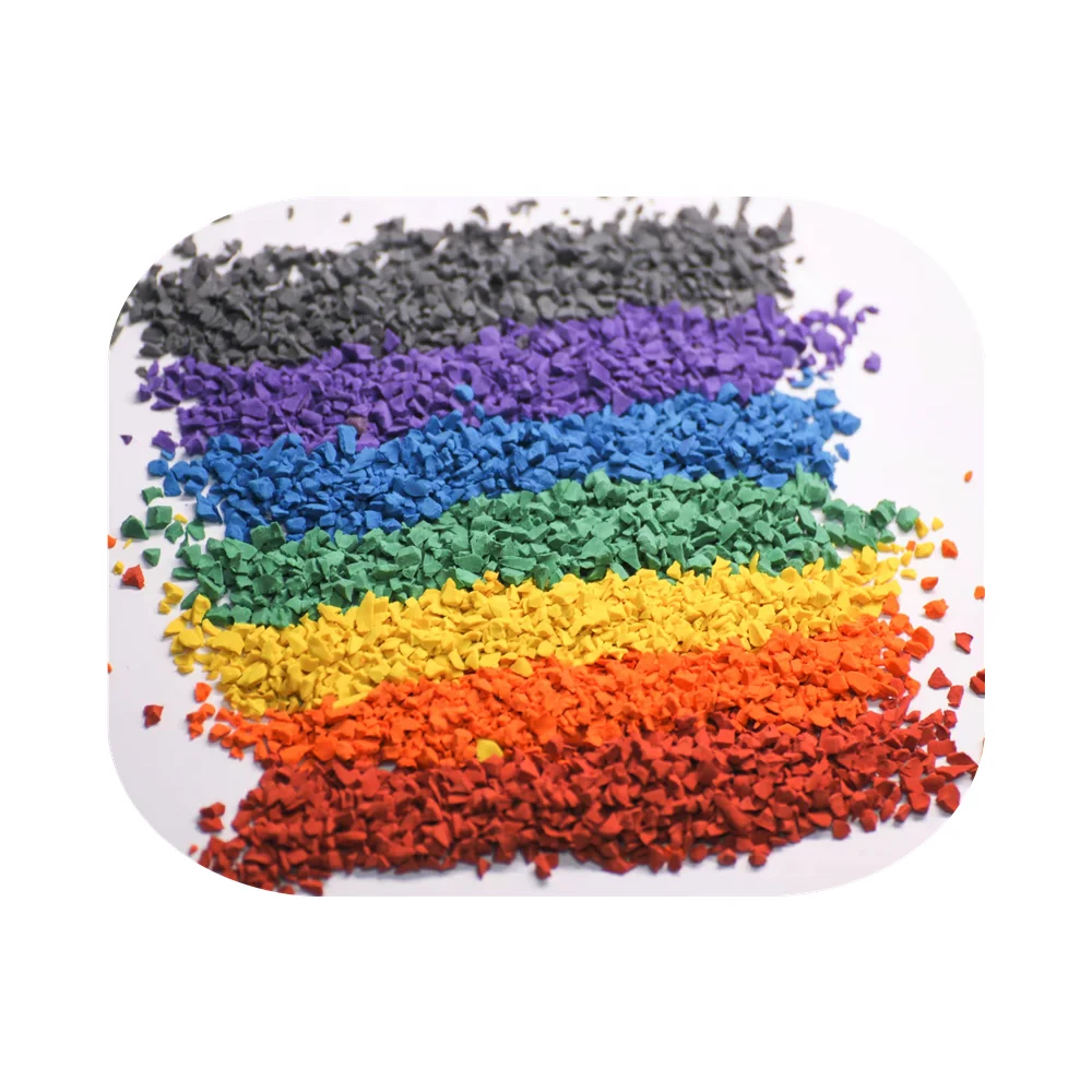 Environmental protection color EPDM pellet samples free