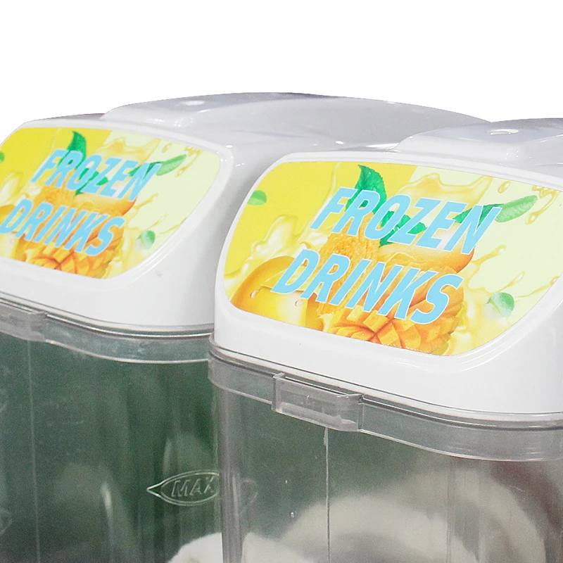 Food Beverage Factory Plastic Home Made Cheap Frozen Drink Ice Slush Machine For Sale