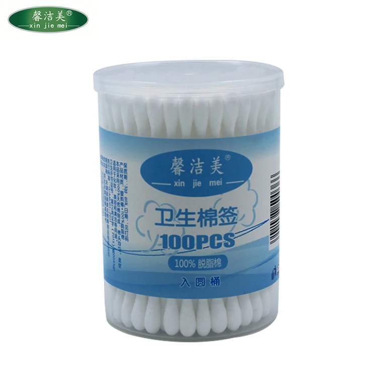 customized cosmetics ear cleaning plastic stick cotton bud