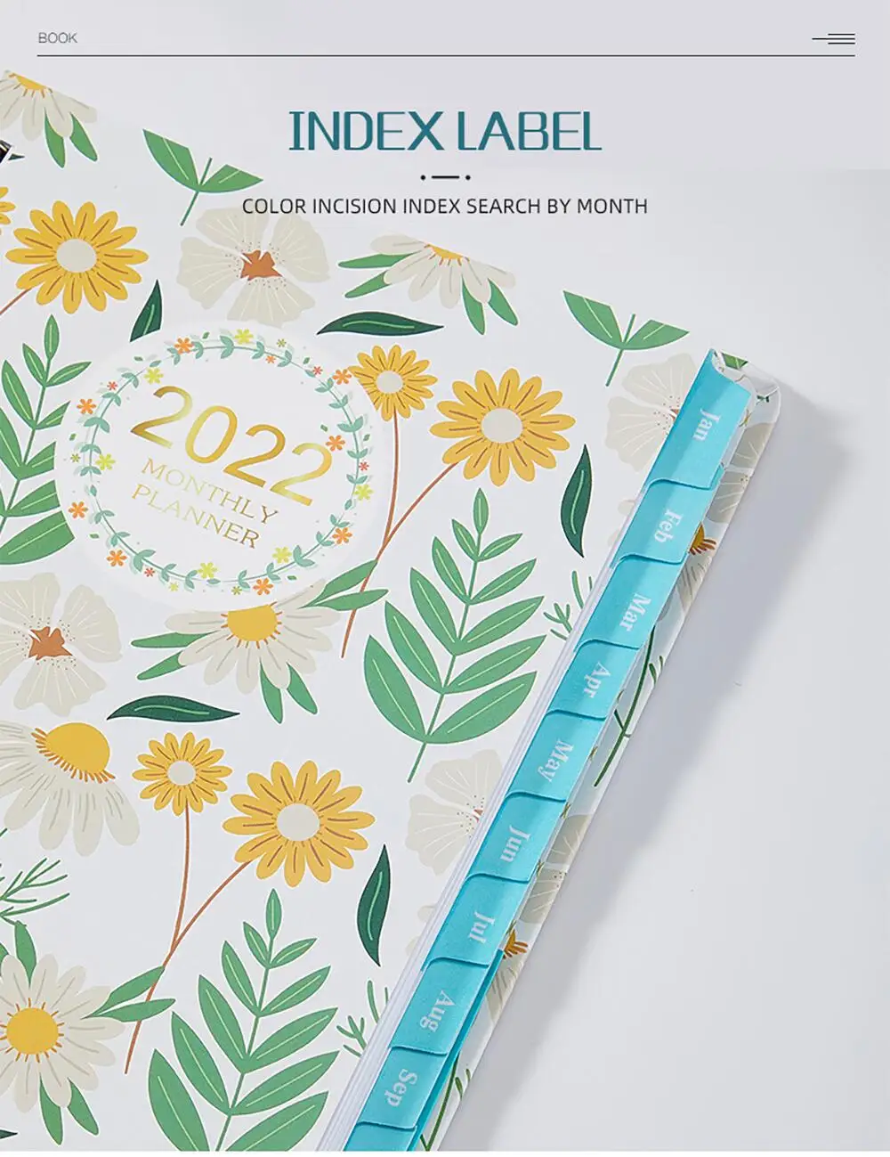 365 Day Diary Notebook Planner Colorful Inner Page Notepad Daily Plan Yearly Agenda School Office