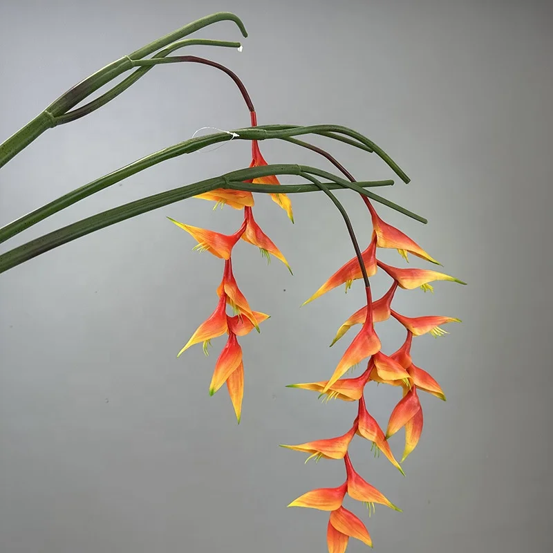 Top Quality Low Prices Artificial Heliconia Flowers For Wedding Decor