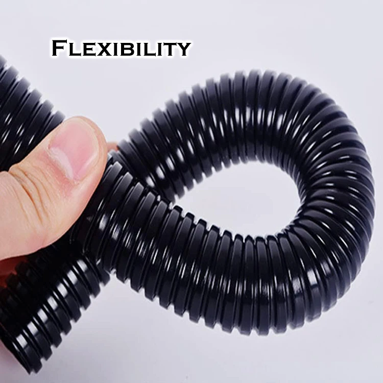 Direct Shipping Oem Flexible Corrugated Electrical Conduit Pipes Waterproof Corrugated Tube