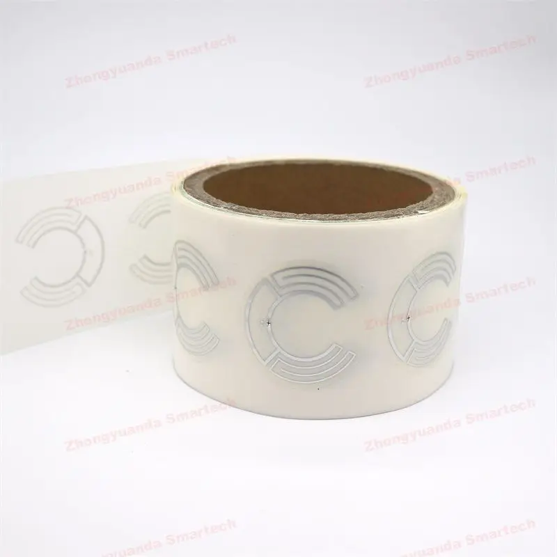 Hot Selling vhf uhf antenna adhesive wet inlay waterproof UHF RFID Sticker Tag