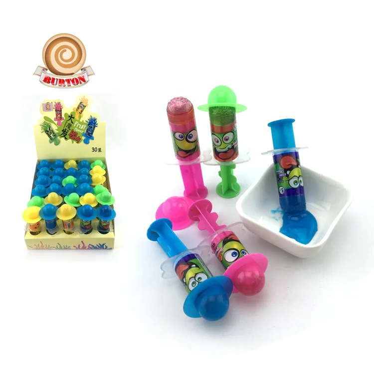 
Crazy hair cartoon bottle jelly jam squeeze candy 