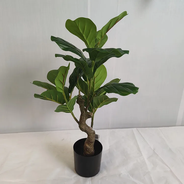 60cm Green Faux Artificial Banyan Tree Bonsai Plant Artificial Palm Tree For Outdoor Indoor Home Garden Landscaping Decoration