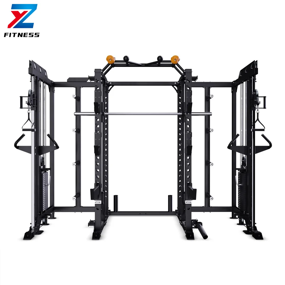 Automatic Comprehensive Fitness Exercise Weight With Crossover Folding Power Rackpower Rack Adjustable Bar