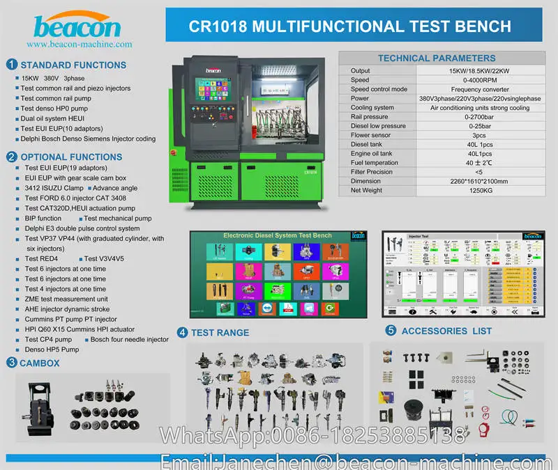 CR1018 дизельный насос испытательная машина Common Rail инжектор CR919