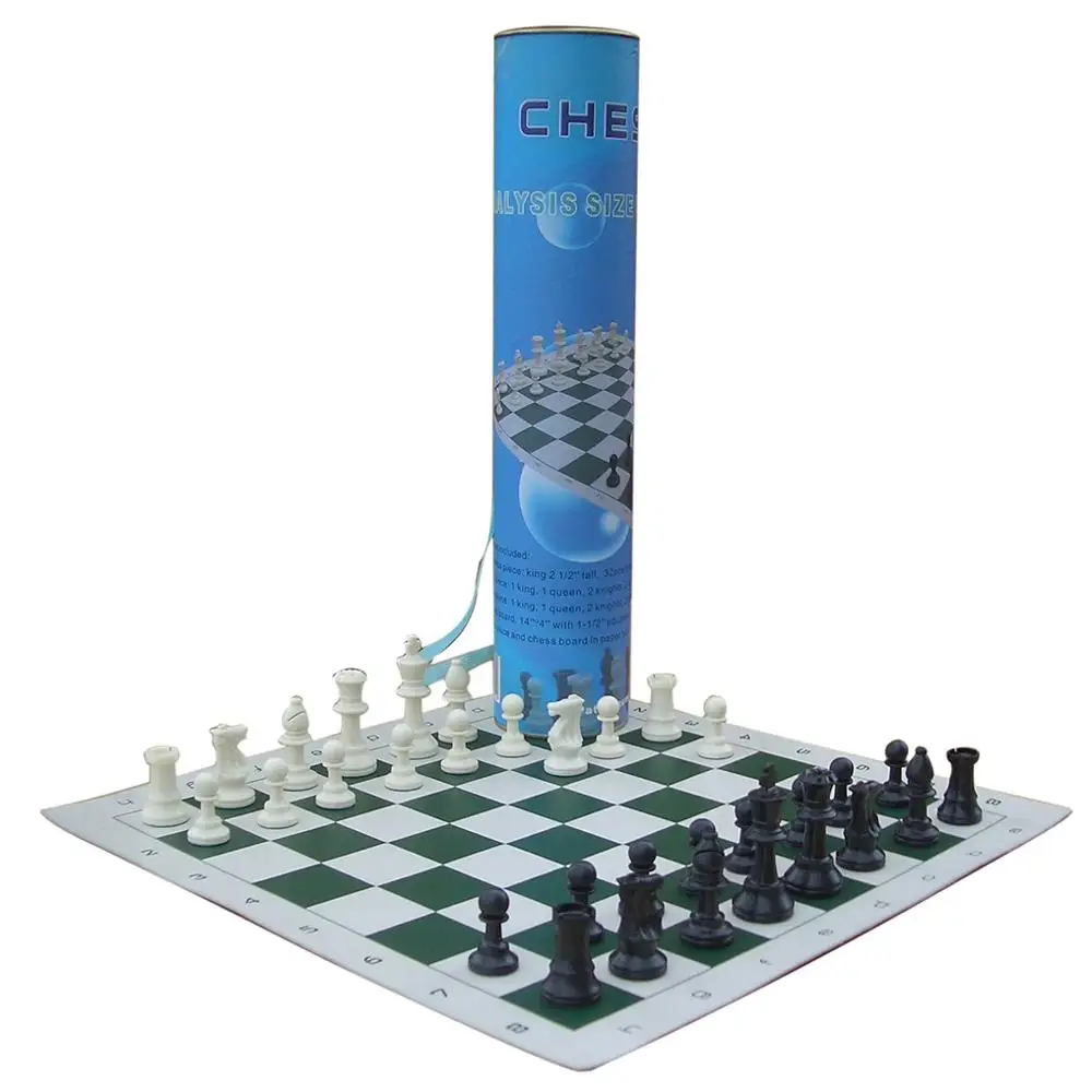 chess set in tube printing