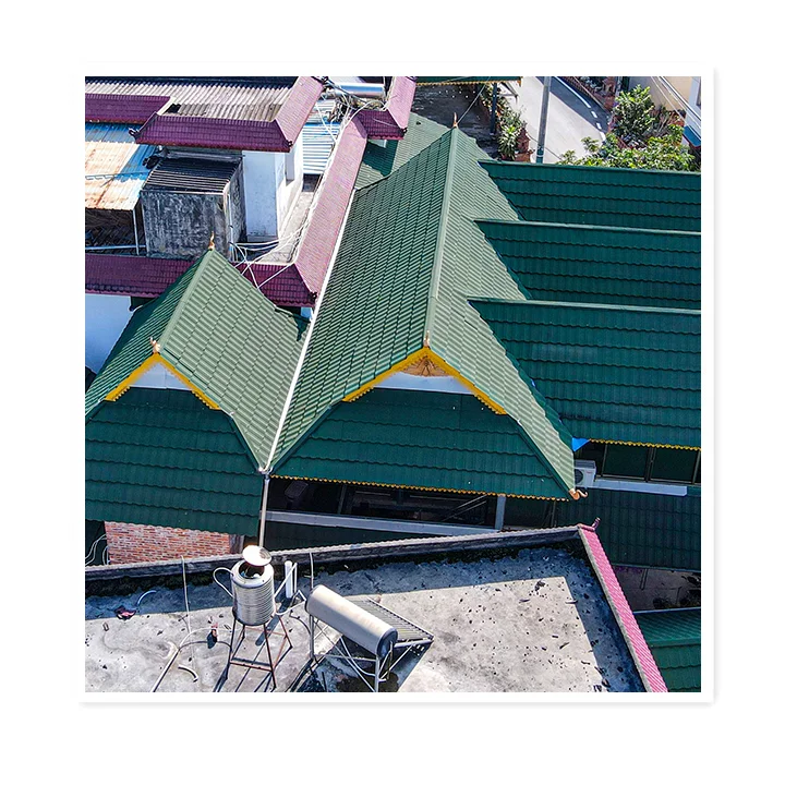 Colorful Shingle Roof Tiles Stone Coated Metal Roofing Tile Building Material Factory Making Price