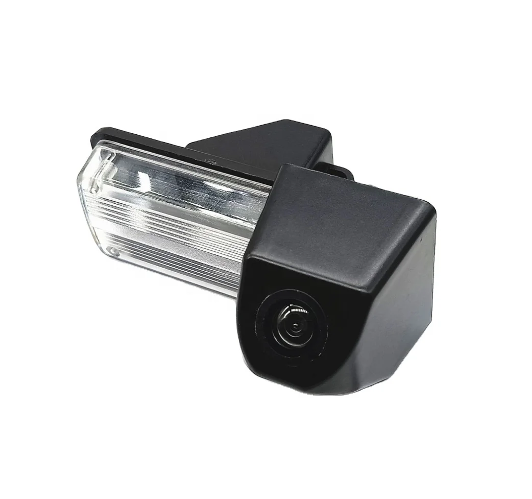 HD 1280x720p Reversing Camera for Toyota Land Cruiser LC 120 LC150 Series 2700 1500 2011-2013 in Number Plate Light License