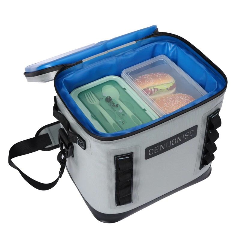 Medical Floating Fish Beverage Portable Water Wine Beer Can Drink Cooler Box Bottle Ice Insulated TPU Soft Cooler Bag