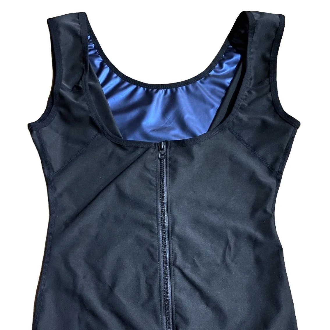 Polymer Body Shaper Sauna Vest Waist Trainer Weight Loss Shapewear Belly  Zipper Heat Slimming Vest for Men Women Adult