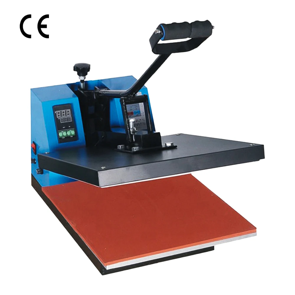 CE 38X38 высокое давление сублимационная печать ручной тепловой пресс для футболок и плоских изделий