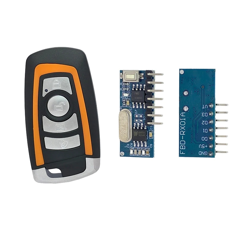 433.92 Mhz  1527 Chip Learning Remote Control Kit 4 Way Digital Remote Control Switch Board Rf Receiver