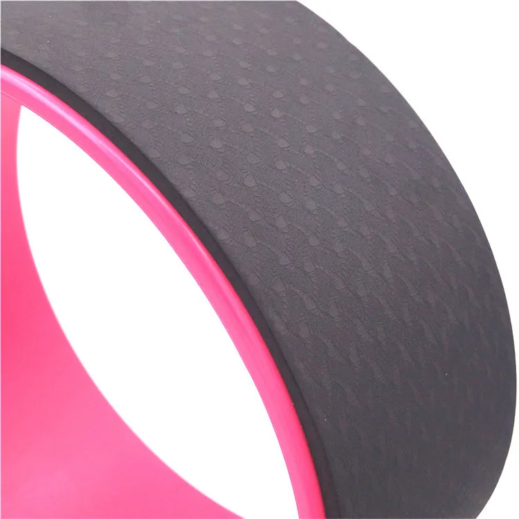High Quality Cross Fitness Home Eco-friendly Tpe Sports Accessories Colorful Yoga Wheel