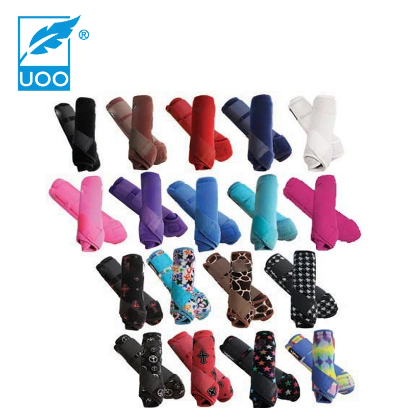 UOO Factory OEM Neoprene Horse Tendon Boots Horse Equipment