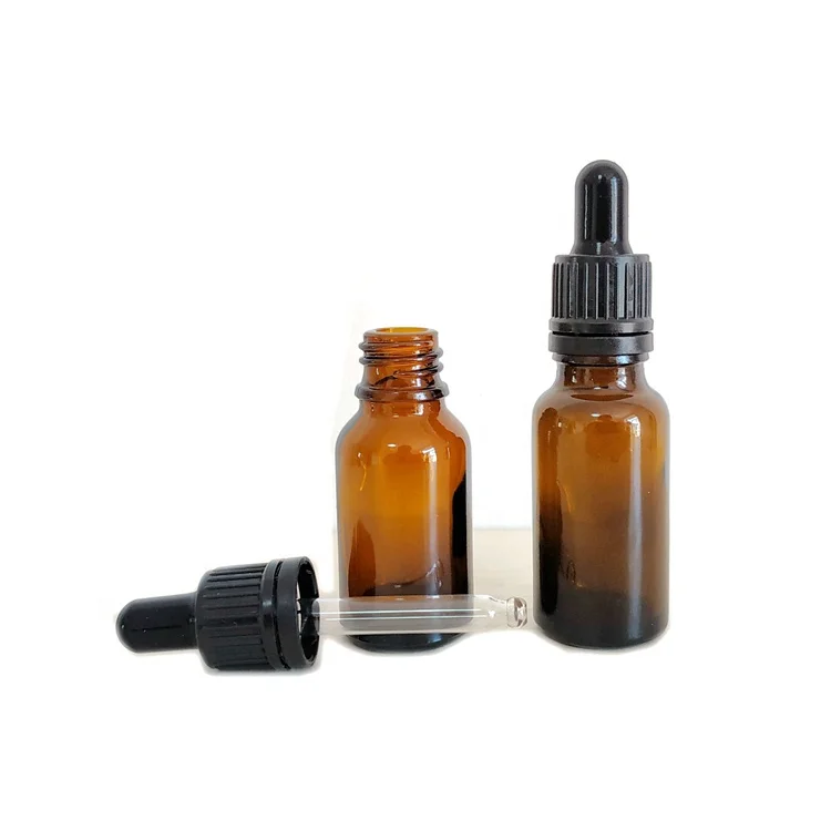 
5ml 15ml 30ml 50ml 100ml CRC Amber Clear Frosted Essential Oil glass Dropper Bottles For Liquid Serum With Pipette CBD Oil 