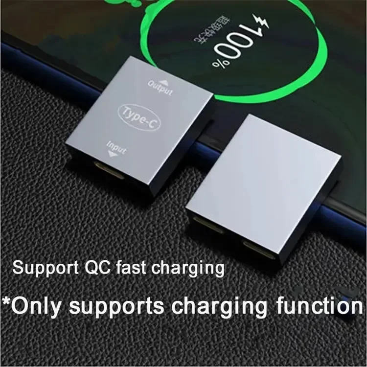 USB C Female to Dual USB C Female Splitter Hub Extension Connector for USB C Device