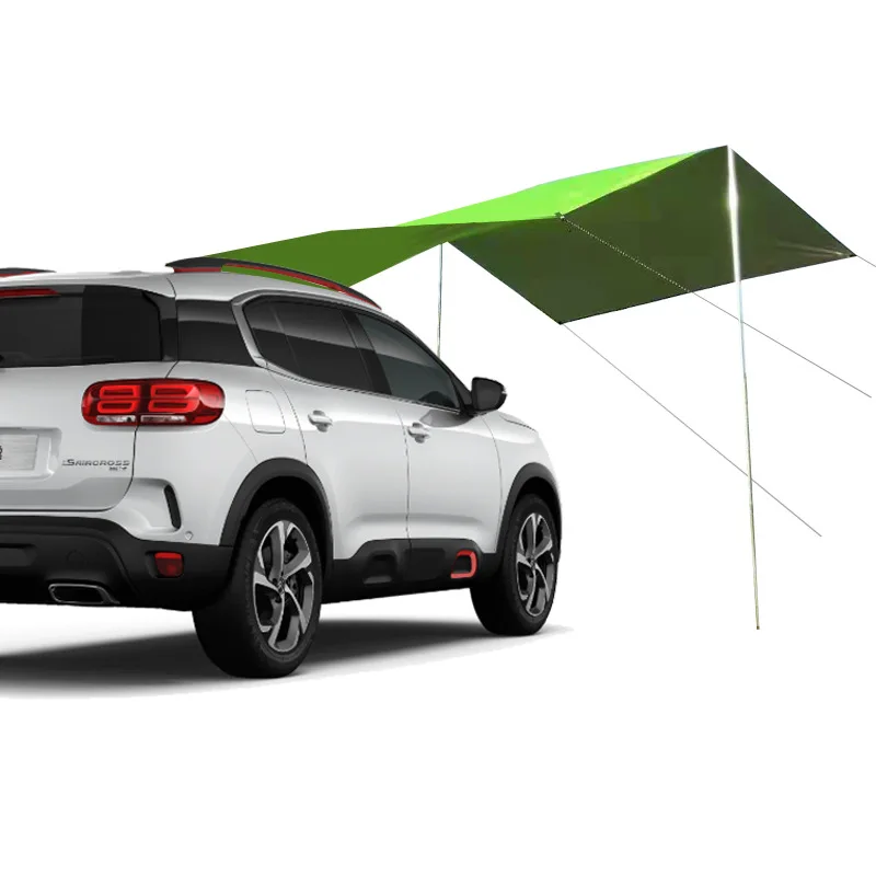 2021 Best Selling High Quality Waterproof Oxford Fabric 440*200cm Size Car Awning For Suv Car