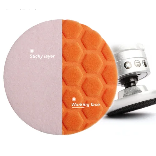 Wholesale Price 4 Inch 3 Pcs Sponge Polishing Pads For Car Mini Polisher