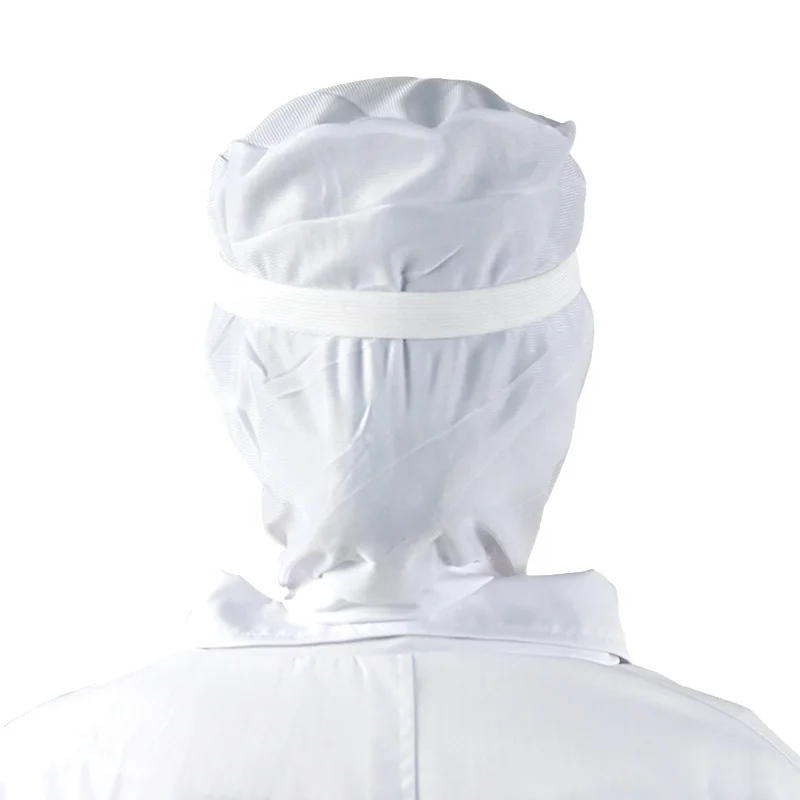 SHIANKU Food Grade Workshop Working Cap Wrap Knit Caps Food Factory Workshop Thickened Mesh Cap