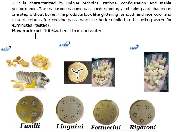 Automatic Industrial Italian pasta macaroni making and packing  extruder production machine line