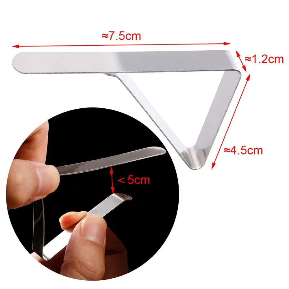 
Table Cloth Clip Endurance Holder Cover Weight Clamp Outdoor Garde 4.5cm Large Mouth Adjustable Stainless Steel Table Cloth Clip  (62406535673)
