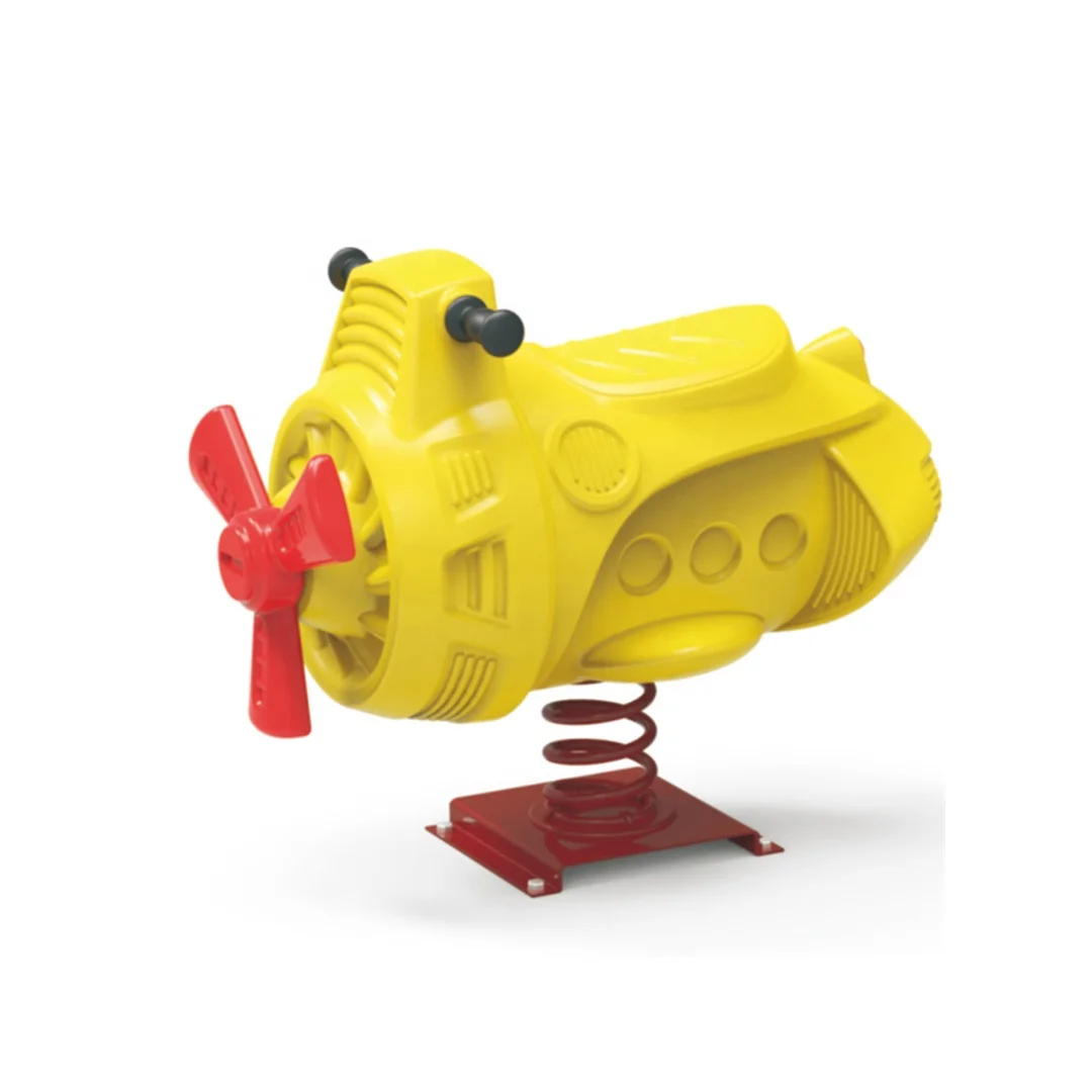 Children playground spring rocker toys shake chair plastic commercial for