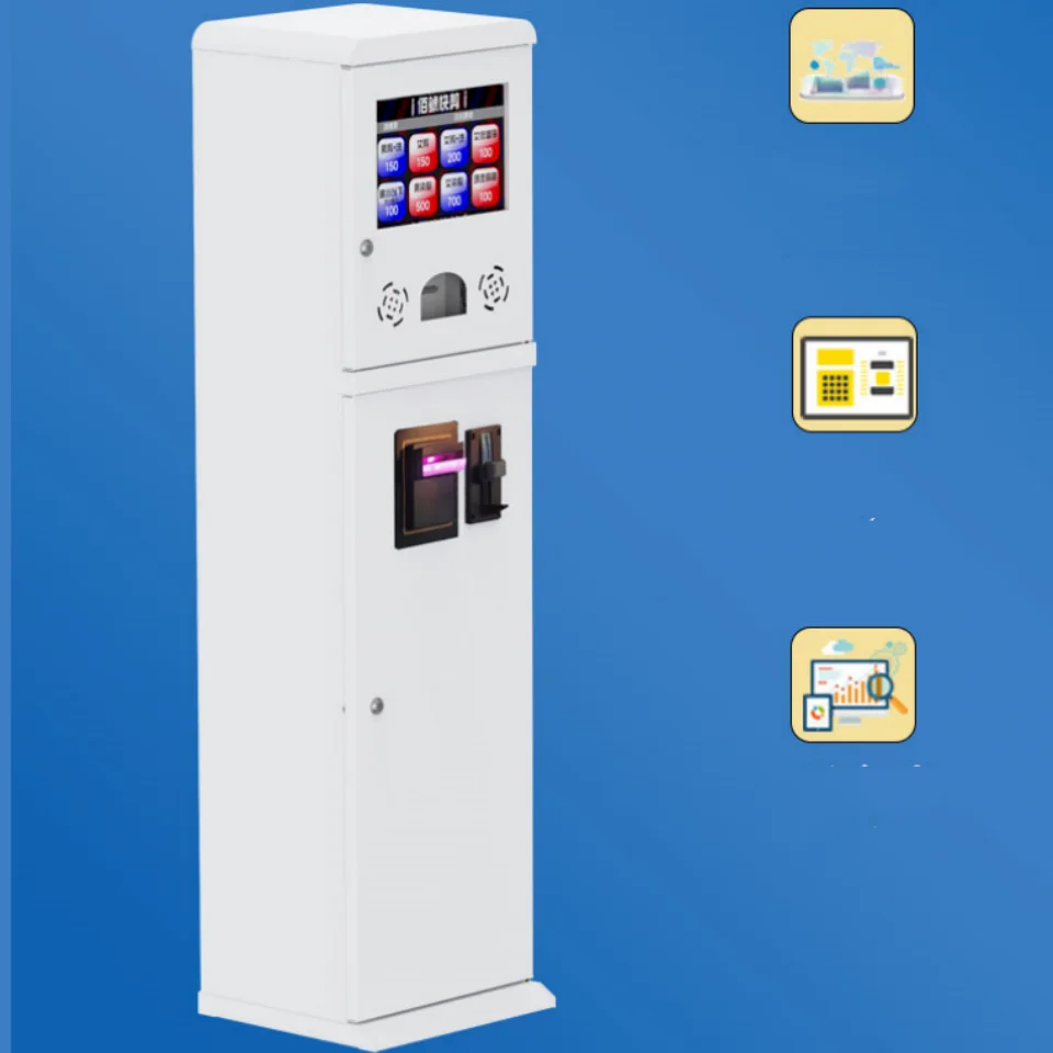 multifunction bill payment kiosk cash acceptor kiosk Small Interactive Information Ordering Kiosk For haircutting