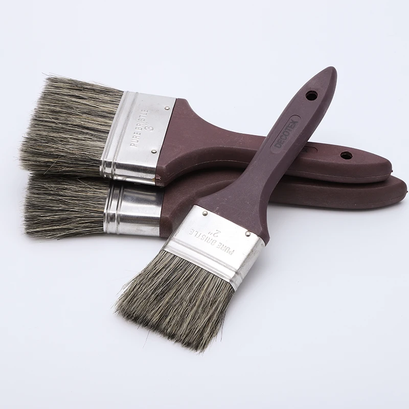 Industrial paint brush roller brush painting and flat paint brush
