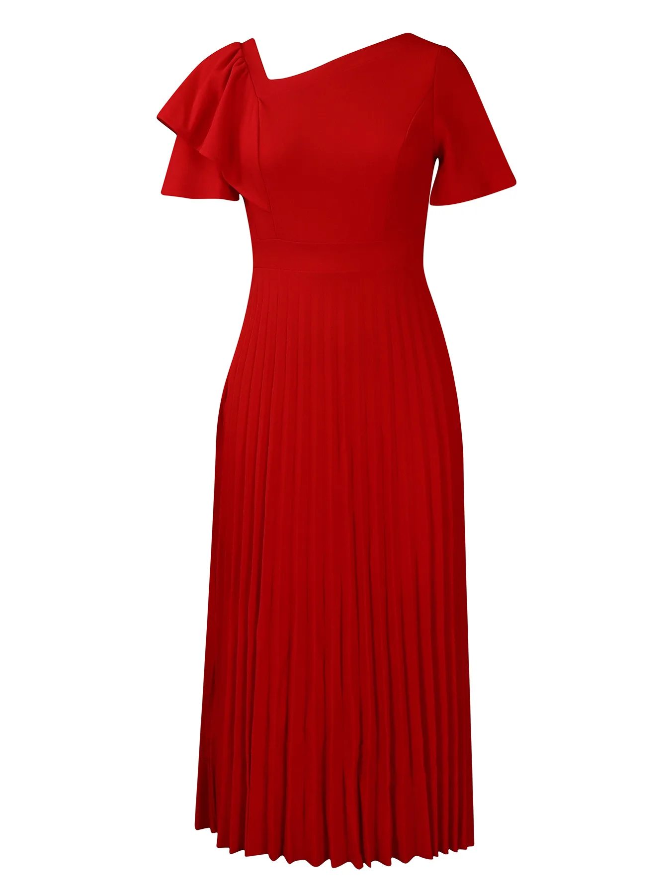 New Arrival Fashion Summer Business Womens Dresses Maxi Plus Size Ladies Office Dress White Ruffle Pleated Career Dresses