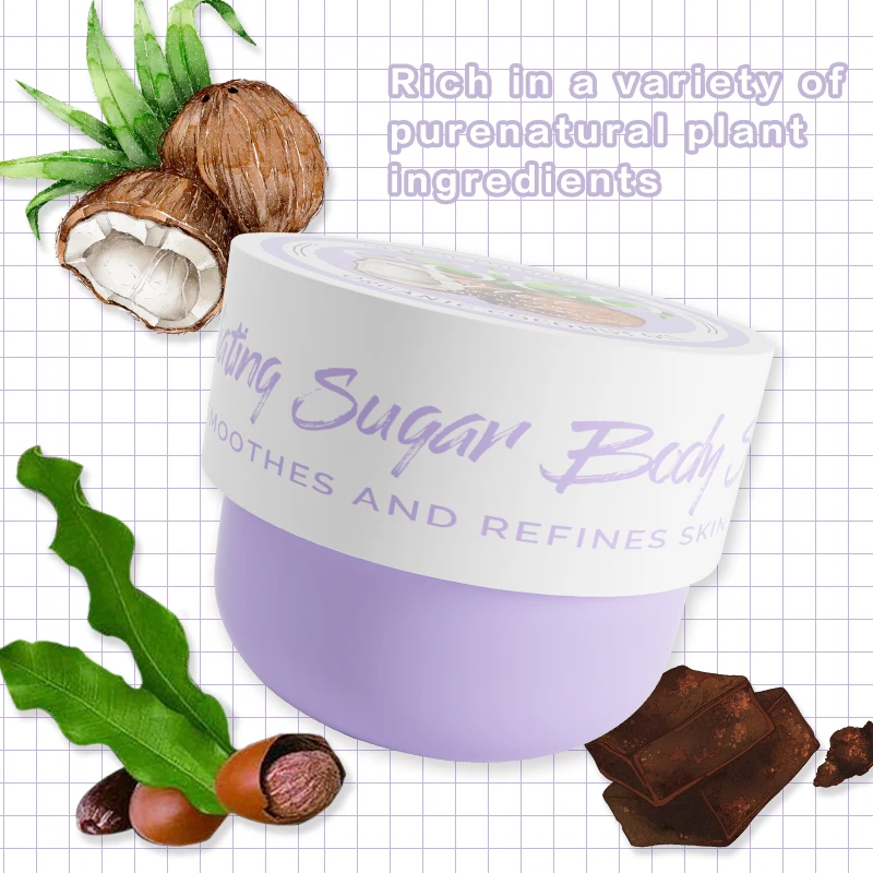 GRS Certified Recycled Coconut Custom Logo Wholesale Natural Exfoliating Whitening Organic Green Lime Fruit Sea Salt Body Scrubs