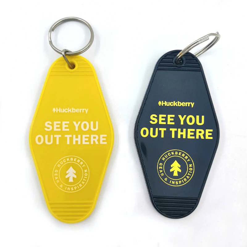 
plastic transparent holographic glitter vintage pink motel room tag keychains custom gold acrylic blank 