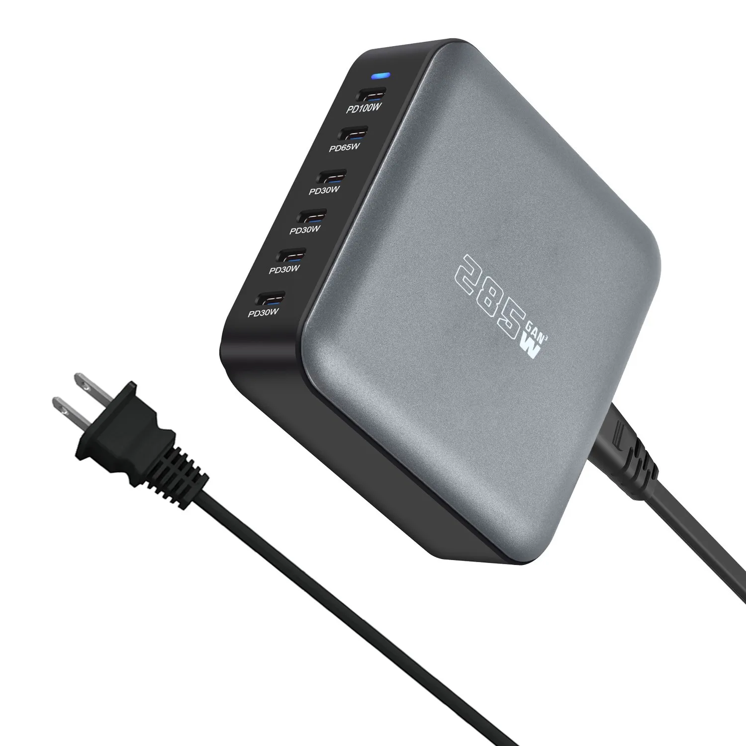 285W PD GAN fast charging charger for Macbook pro iPad smart phones