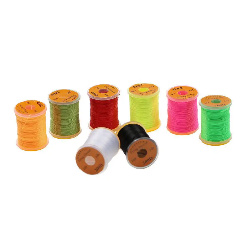 Вамплеты 150d светящиеся в ночи нитки для вязания мушек мелких Сухих