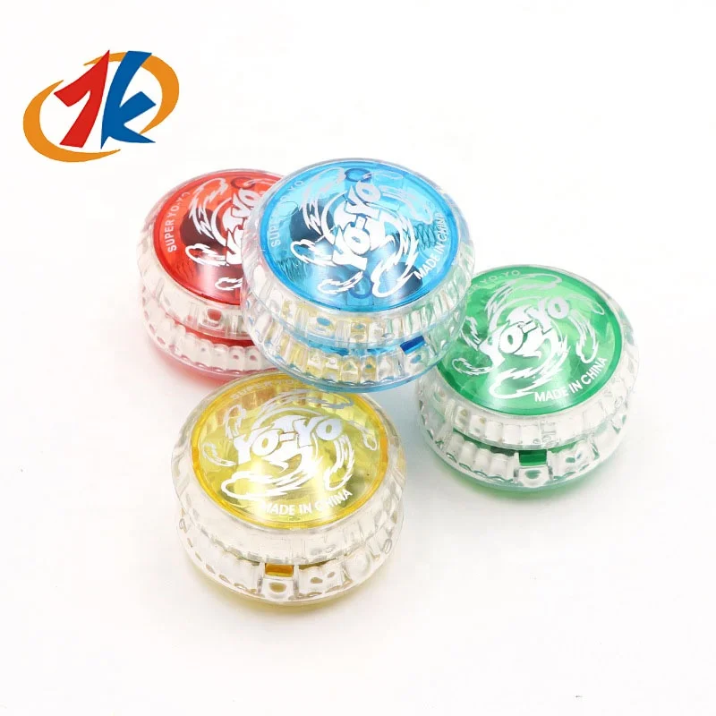 Yoyos for kids customized designs light up responsive bearing ball style Light Clutch Classic crystal yoyo kid promotional gift