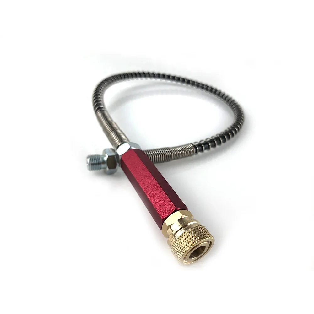 High pressure hose 63Mpa/9000PSI 8mm Quick Connector for PCP Hand Pump M10*1 with 2x female connector