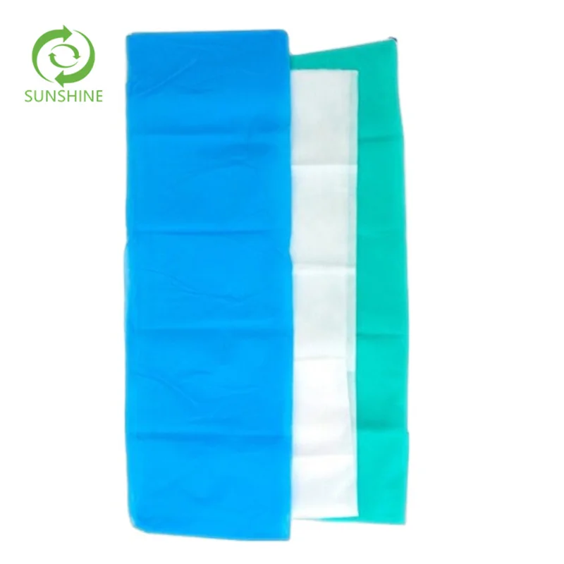 Disposable medical use nonwoven fabric good physical properties and skin-friendly ss/sss non woven fabric in hospital bed sheet