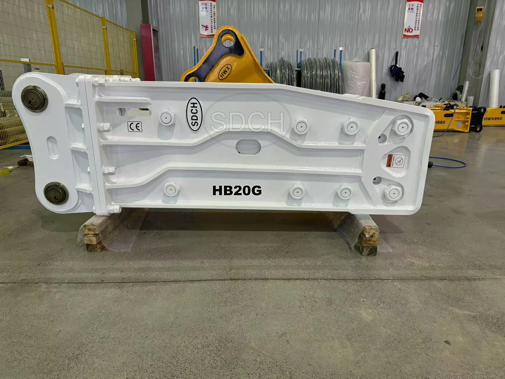 OEM manufacturer strong impact HB20G hydraulic rock breaker demolition hammer
