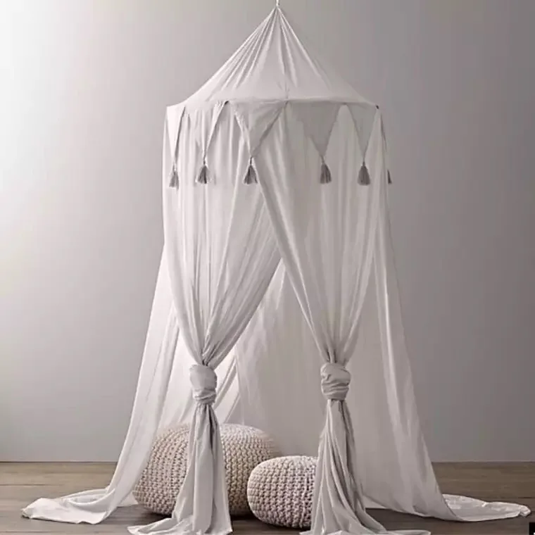 interior chiffon Summer mosquito net kids Bedroom Hanging canopy for room