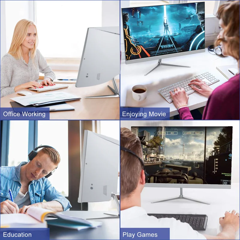 Technology Production 21.5 Inch IPS  HD Graphics Core CPU i5-520m Memory 4g 8g SSD 120G 240G Wholesale Pc All In One