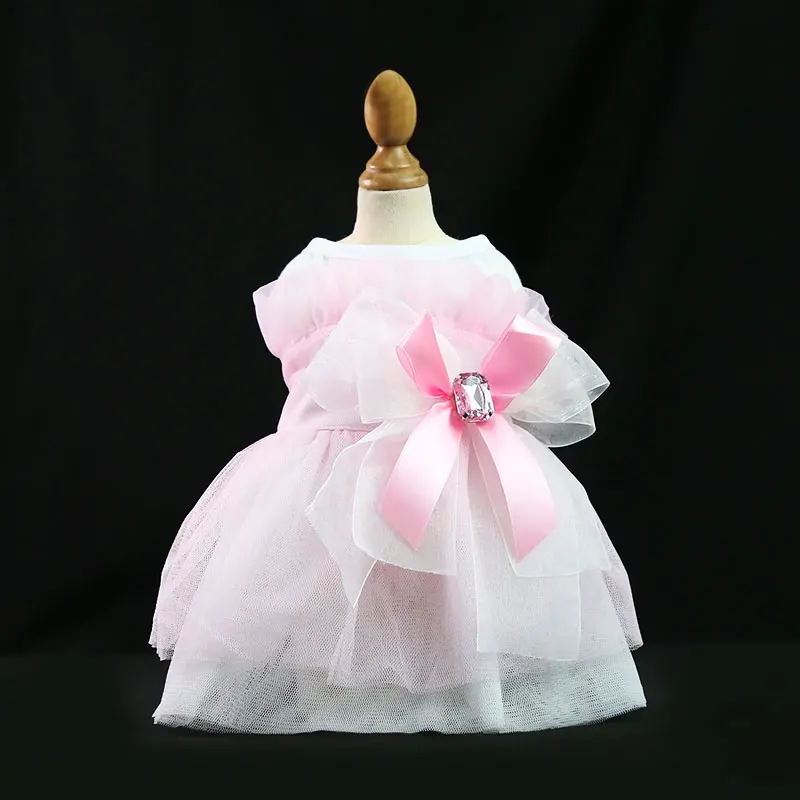 Princess Style Gentleman Dog Clothes Suit Dog Wedding Dress and dog Tuxedo Party Pet Clothing Outfit