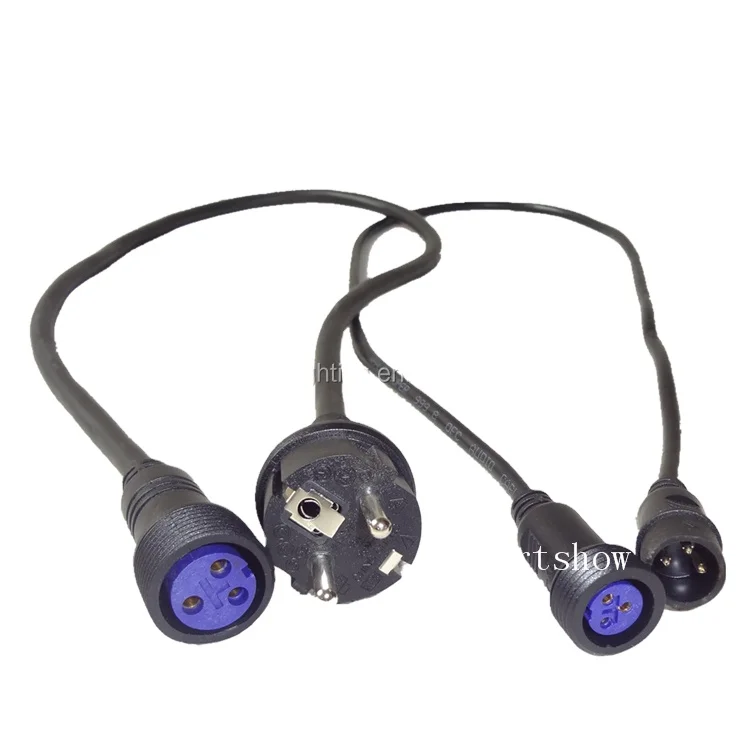 waterproof led par light power cable outdoor led wall washer lighting power cable Outdoor Stage lights waterproof DMX cable