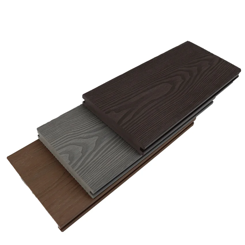 WPC Flooring Synthetic Lumber decking plank Wood  Composite Flooring WPC Laminate Terrace Decking Board